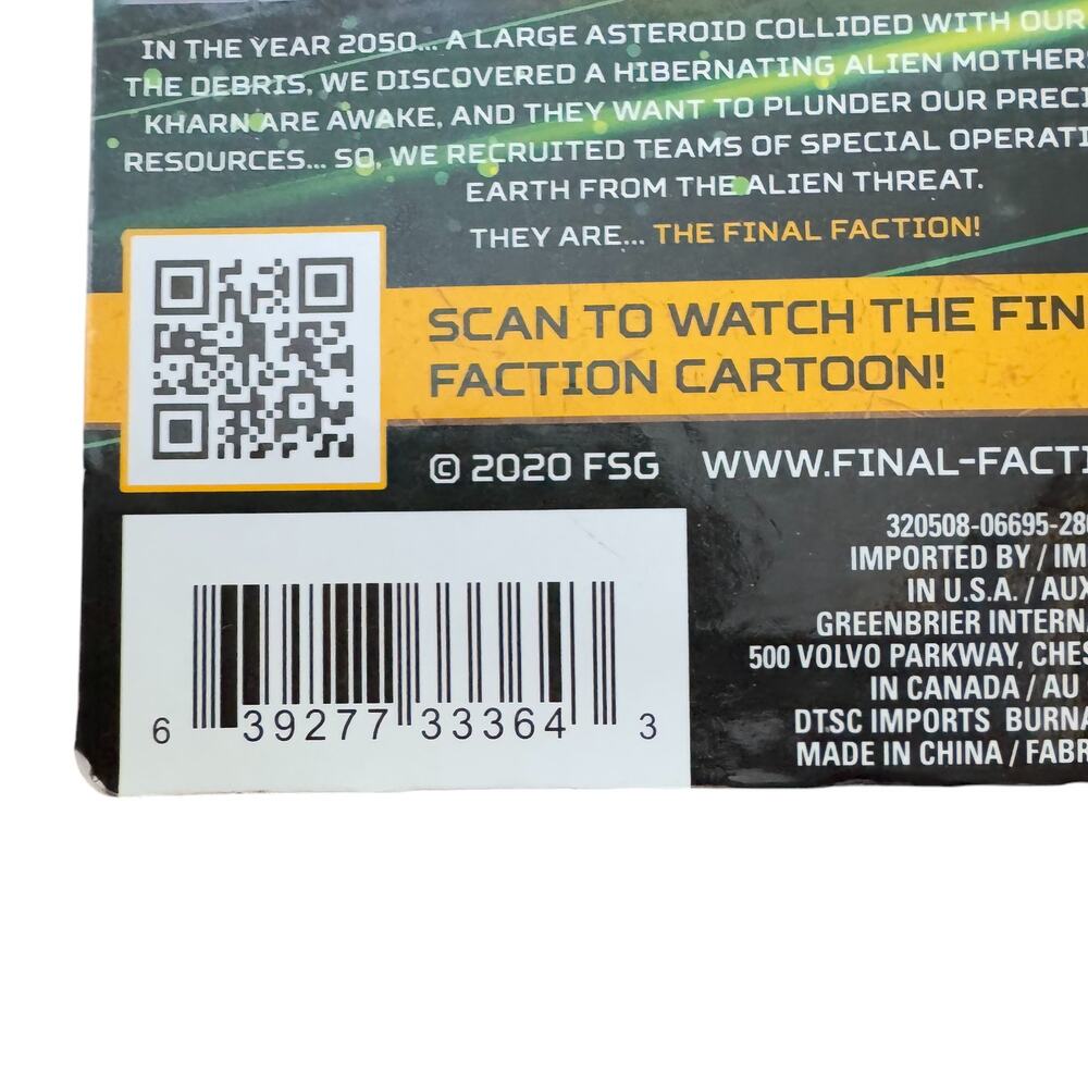 Final Faction Alpha Team 1 Sergeant Ruck Action‎ Figure - Picture 5 of 5